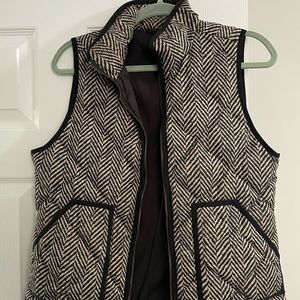 JCrew Houndstooth Vest